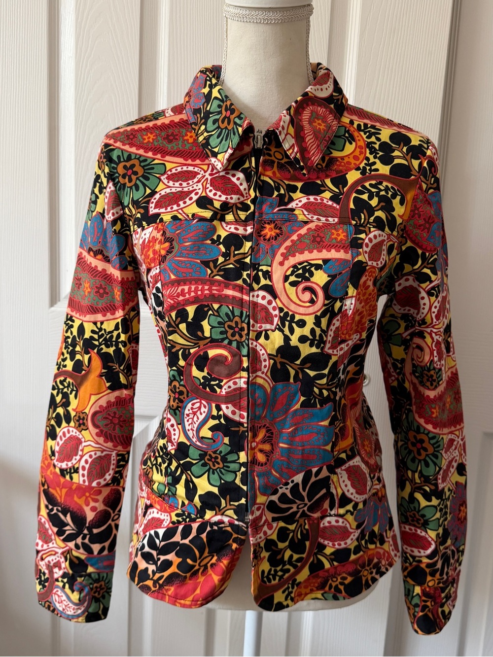 erin london Multicolor Paisley Button-Down Shirt